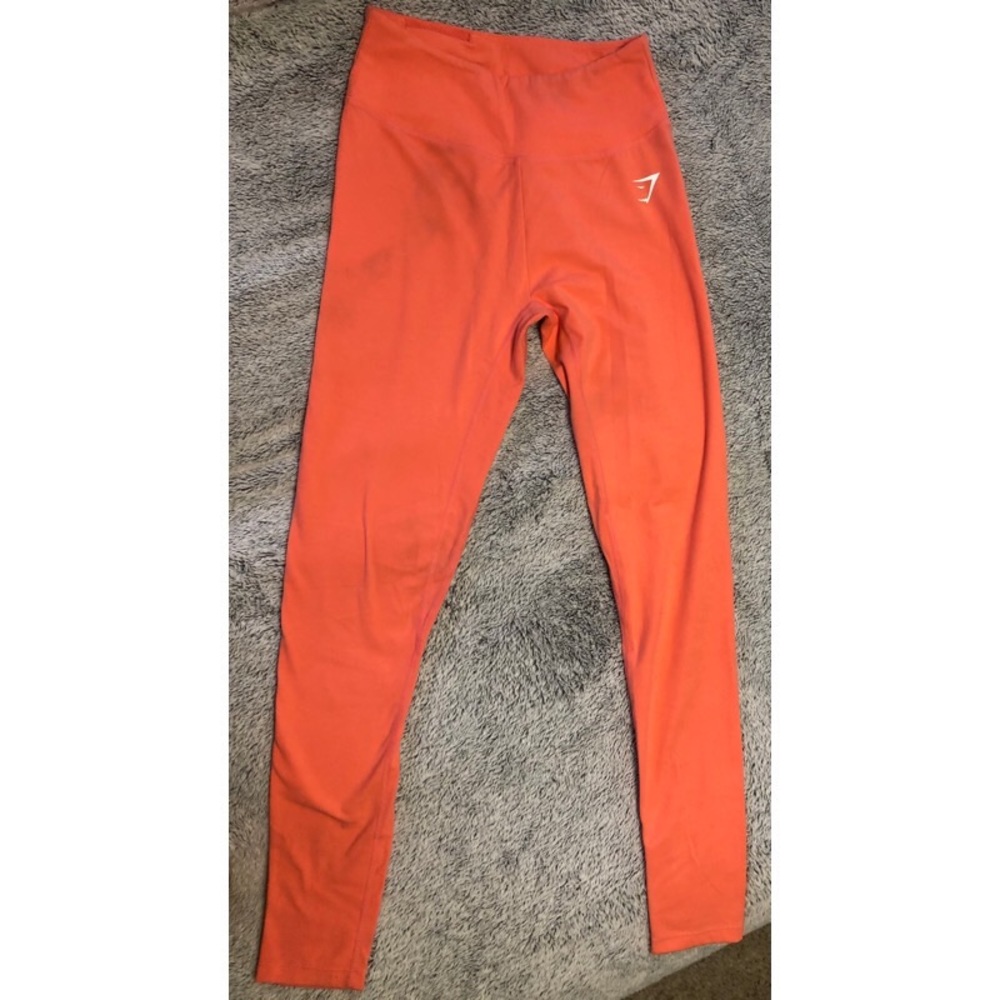 Gymshark Dreamy Peach Coral Leggings - Picture 1 of 7
